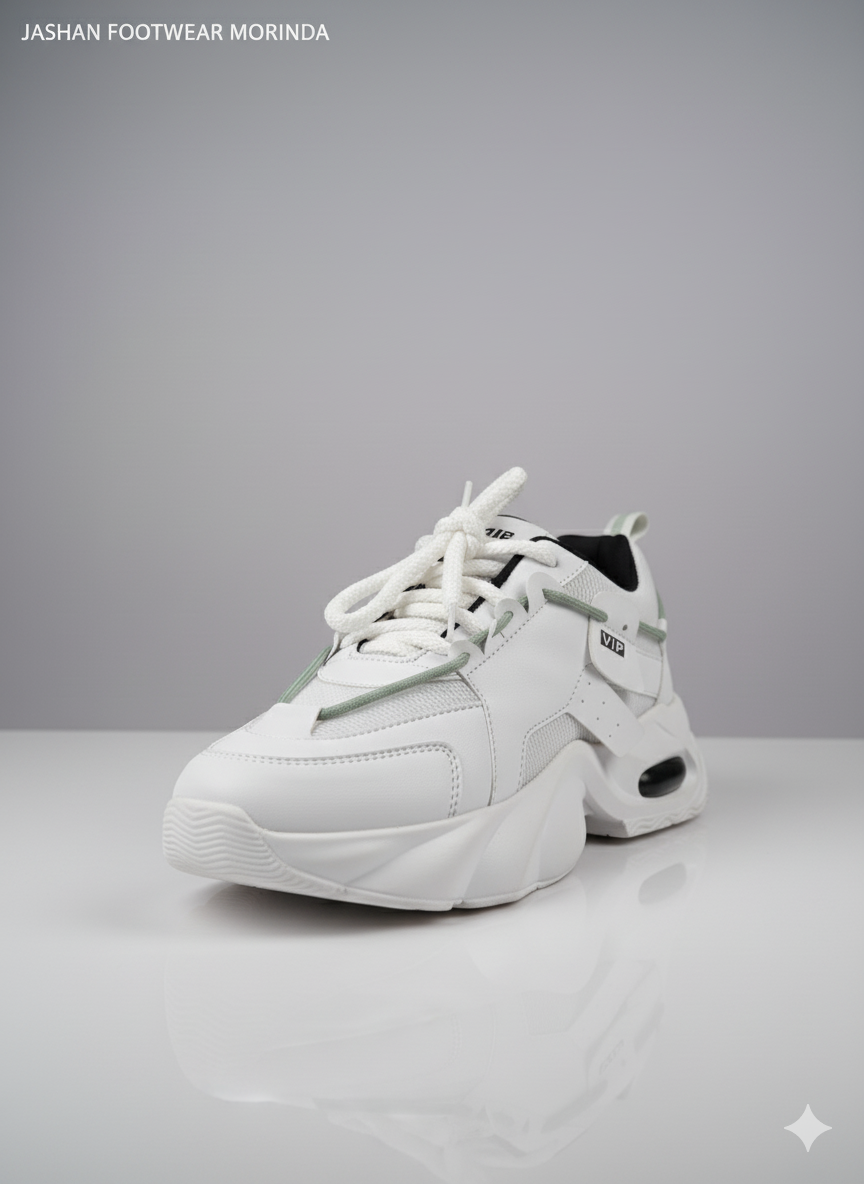 Men stylish white shoes